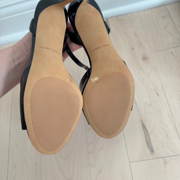 Vince Camuto Black Strappy Heels - Picture 5 of 9